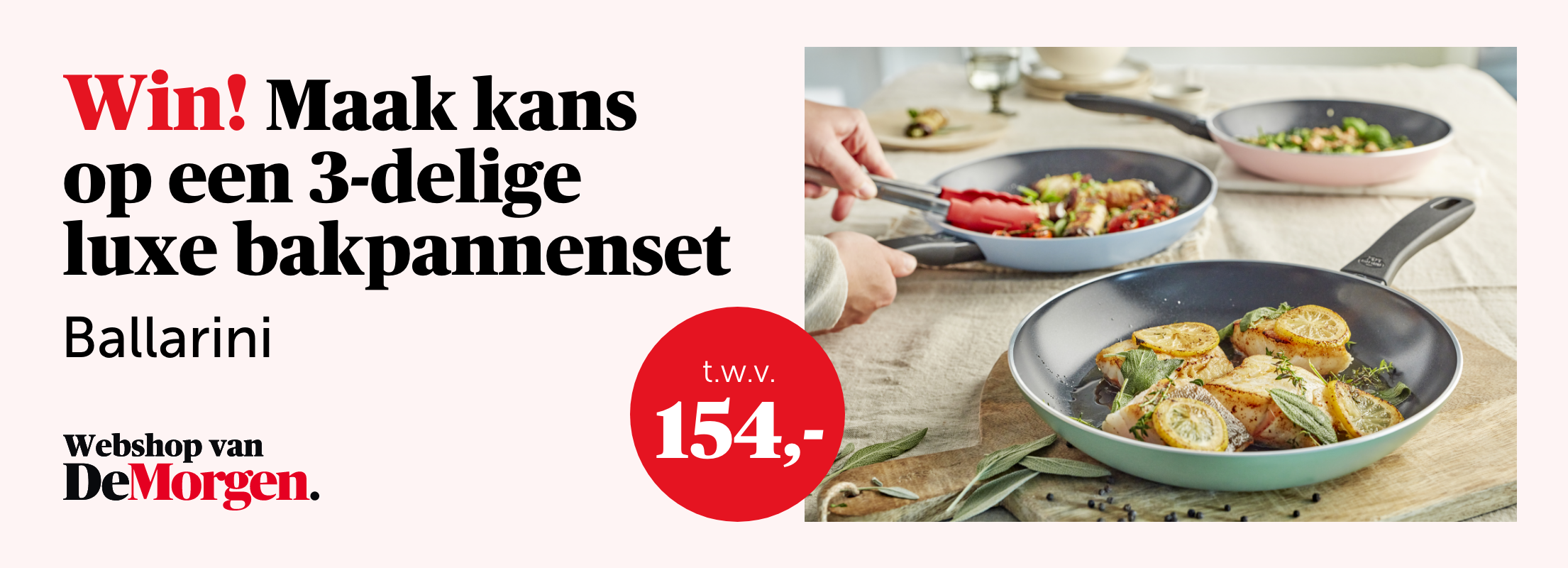 Win een luxe bakpannenset van Ballarini! 🧑‍🍳